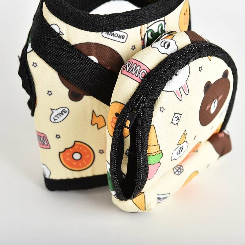 Luxury Animals N Snackz Backpack w/ Leash