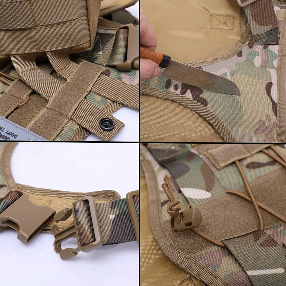 Tactical Dog Harness, CP Set