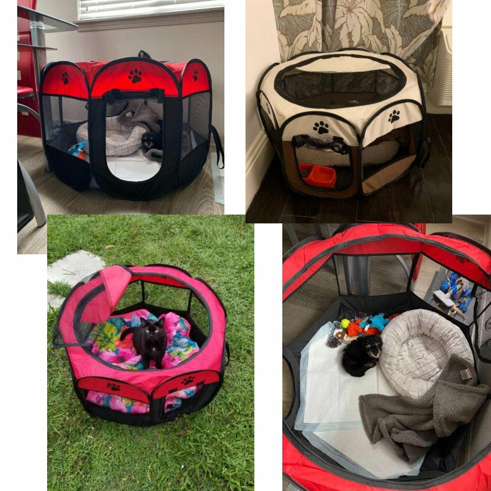 Portable Pet Tent Playpen/Foldable