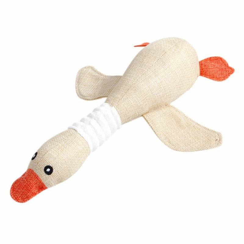 Plush Goose Squeaky Toy