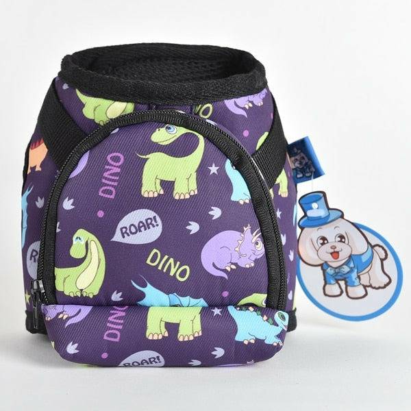 Luxury Dino Backpack w/ Leash
