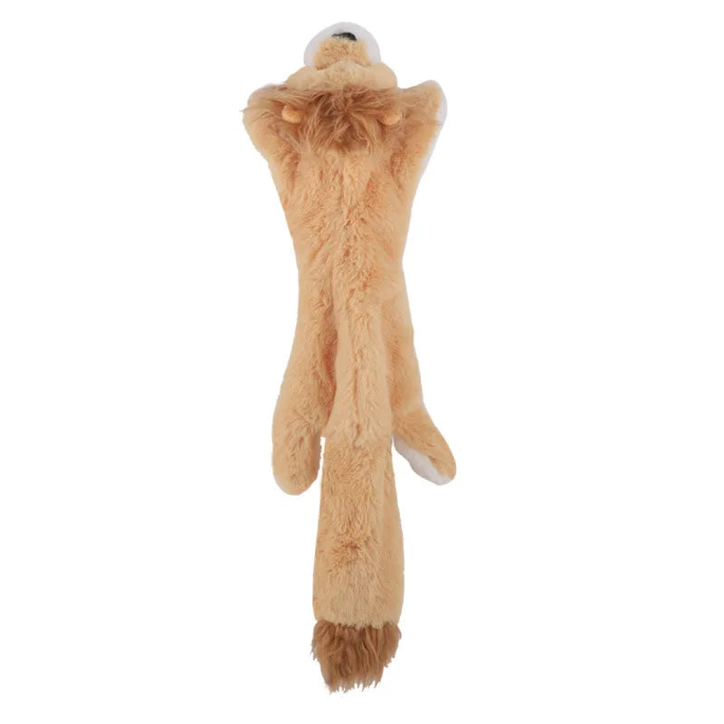 FetchMyPaw Long Plush Lion Dog Toy