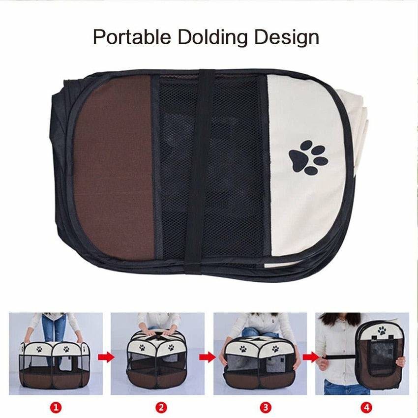 Portable Pet Tent Playpen/Foldable