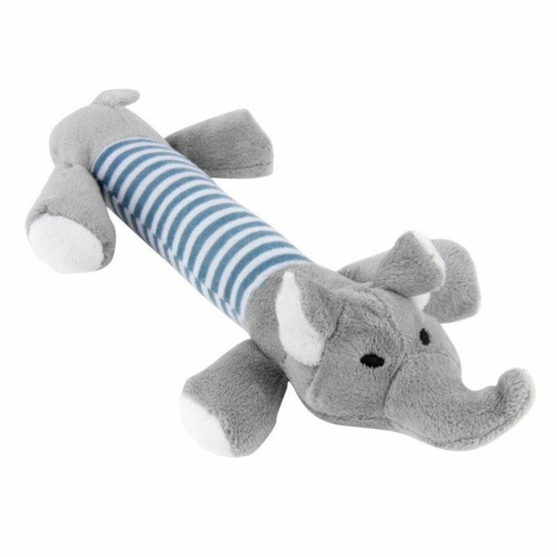 Plush Elephant Squeaky Toy