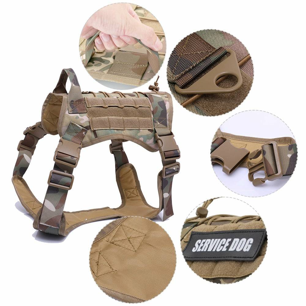 Camouflage Tactical Dog Harness/Training Vest