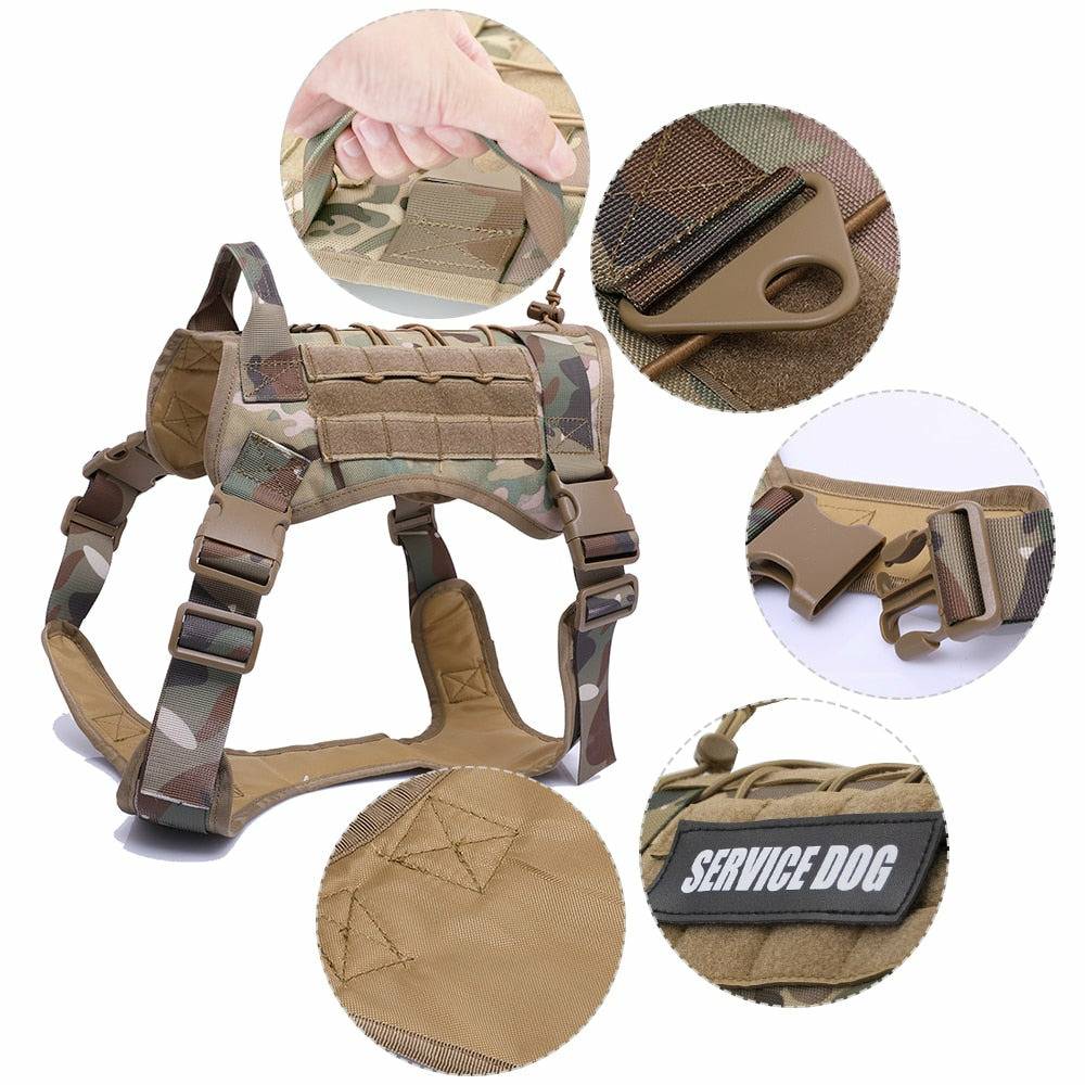 Tactical Dog Harness, CP Set