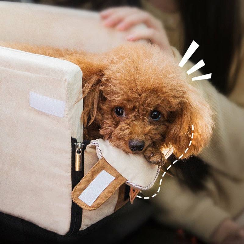 Beige Portable Travel Bed